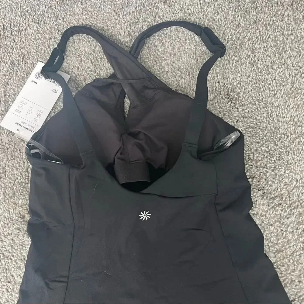Athleta Crossed Tankini Top